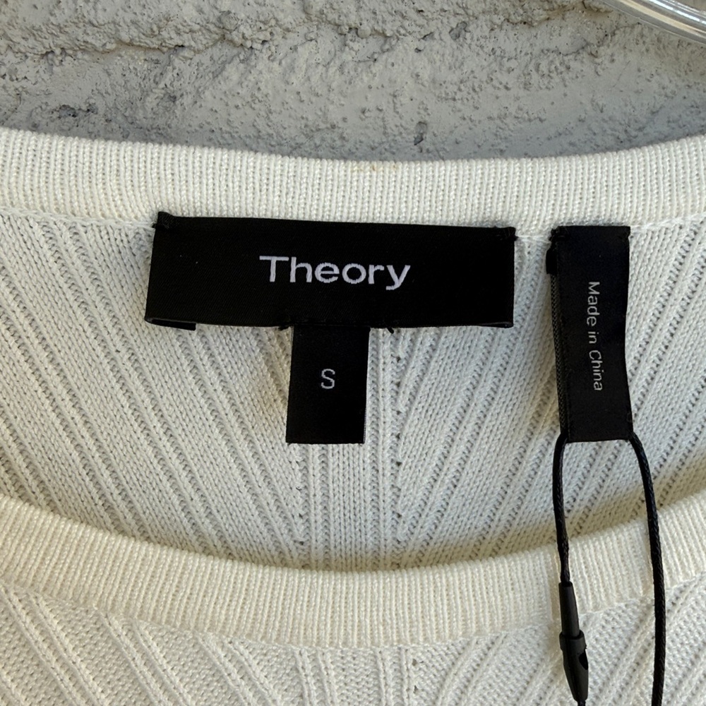 NWT Theory Ardesia Proseco Ribbed
Sweater Dress Eggshell Size Small - Picture 3 of 12